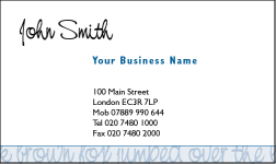 Business Card Design 341 for the Secretarial Industry.