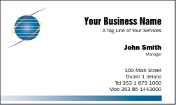 Business Card Design 15 for the IT Industry.