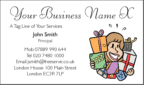 Business Card Design 202 for the Gift Industry.