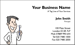 Business Card Design 44 for the Dental Industry.