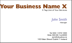 Business Card Design 561 for the Veterinarian Industry.