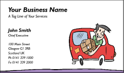 Business Card Design 193 for the Transportation Industry.