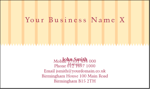 Business Card Design 799 for the Academic Industry.