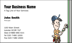 Business Card Design 31 for the Handyman Industry.