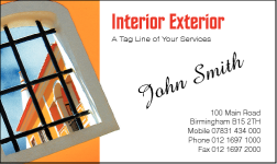 Business Card Design 549 for the Interior Design Industry.