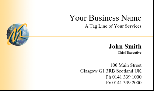 Business Card Design 10 for the Insurance Industry.