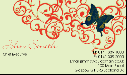 Business Card Design 1994