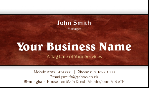 Business Card Design 2437