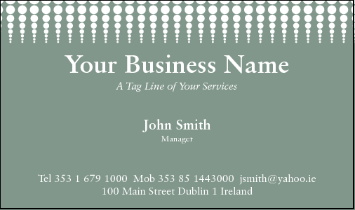 Business Card Design 3633